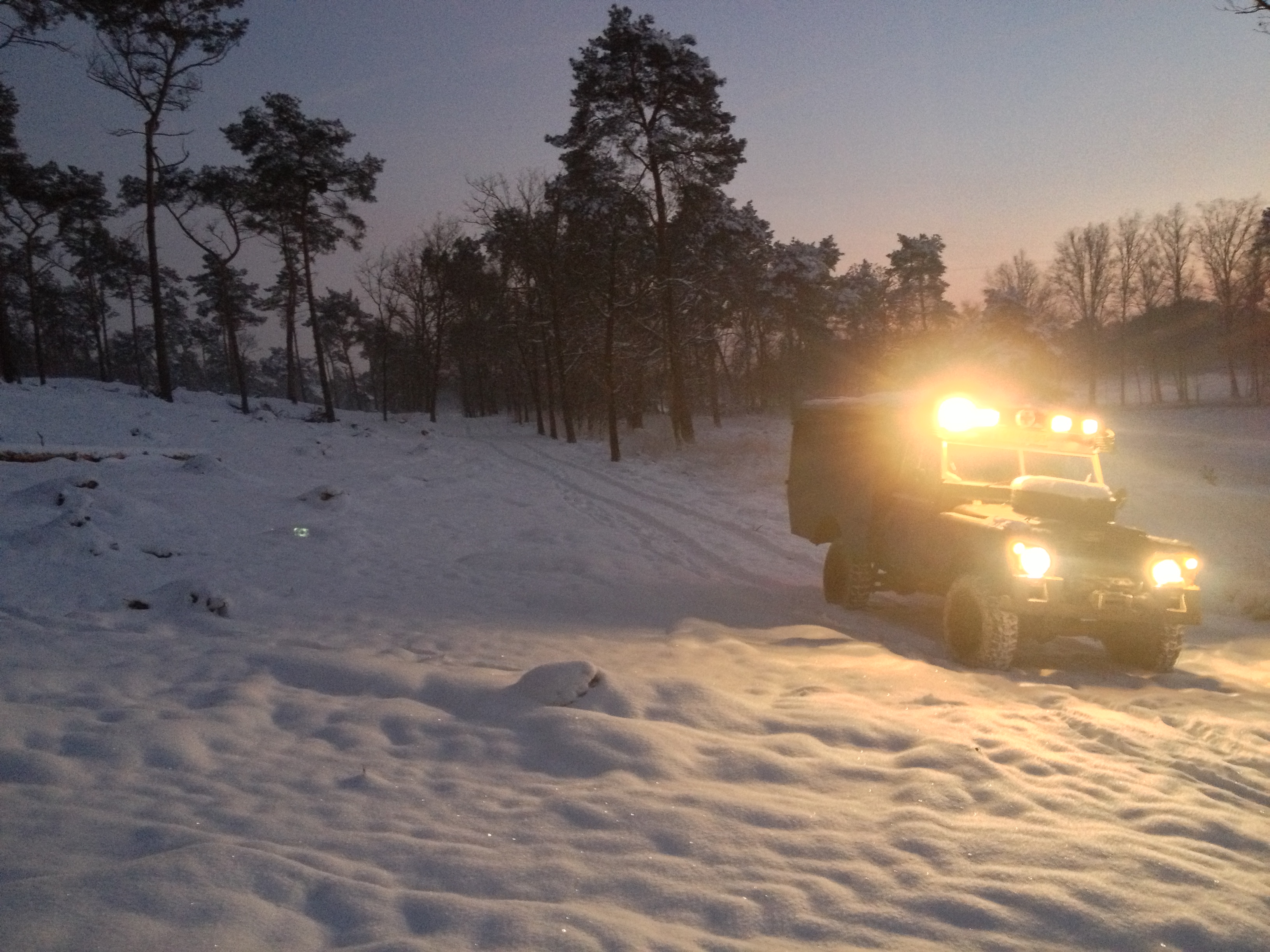Land Rover Ambulance Snow